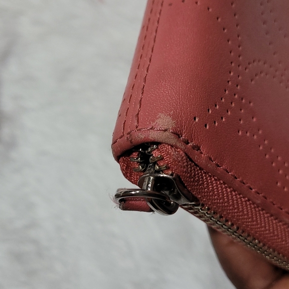 Coach Long Zip Around Wallet In Signature Canvas - Picture 7 of 16